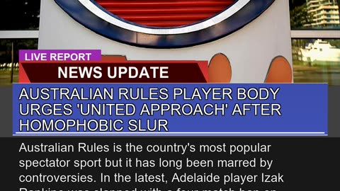 Australian Rules Player Body Urges United Approac