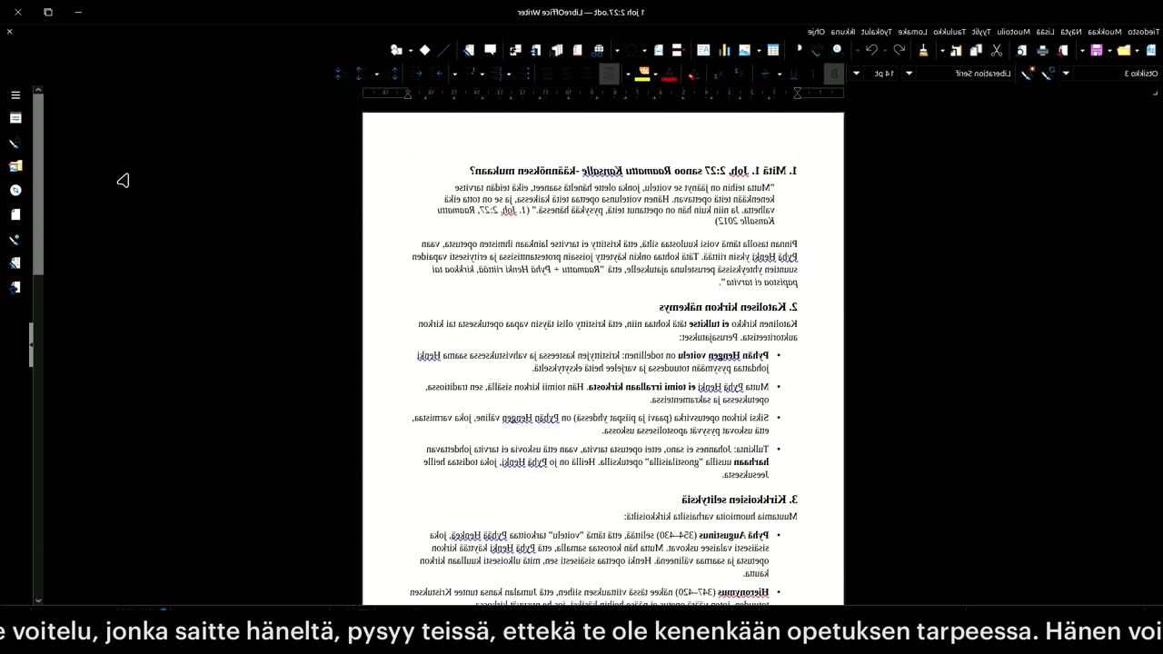 Raamattu ja Pyhä Henki ?