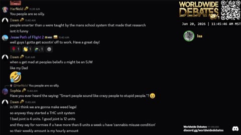 0297 WIDESTREAM - Worldwide Debates - YouTube/Twitch/Rumble