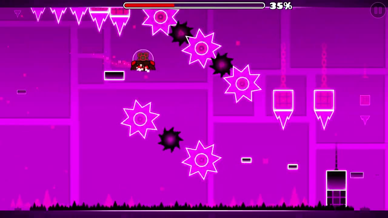 Geometry Dash - ‘ufo on track’ | PhoenixGamePlay