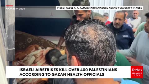 GRAPHIC WARNING: Palestinians Rushed To Hospital After Israel Kills Over 400 In Airstrikes In Gaza