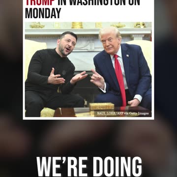 Zelensky Coming to Washington After Trump-Putin Summit