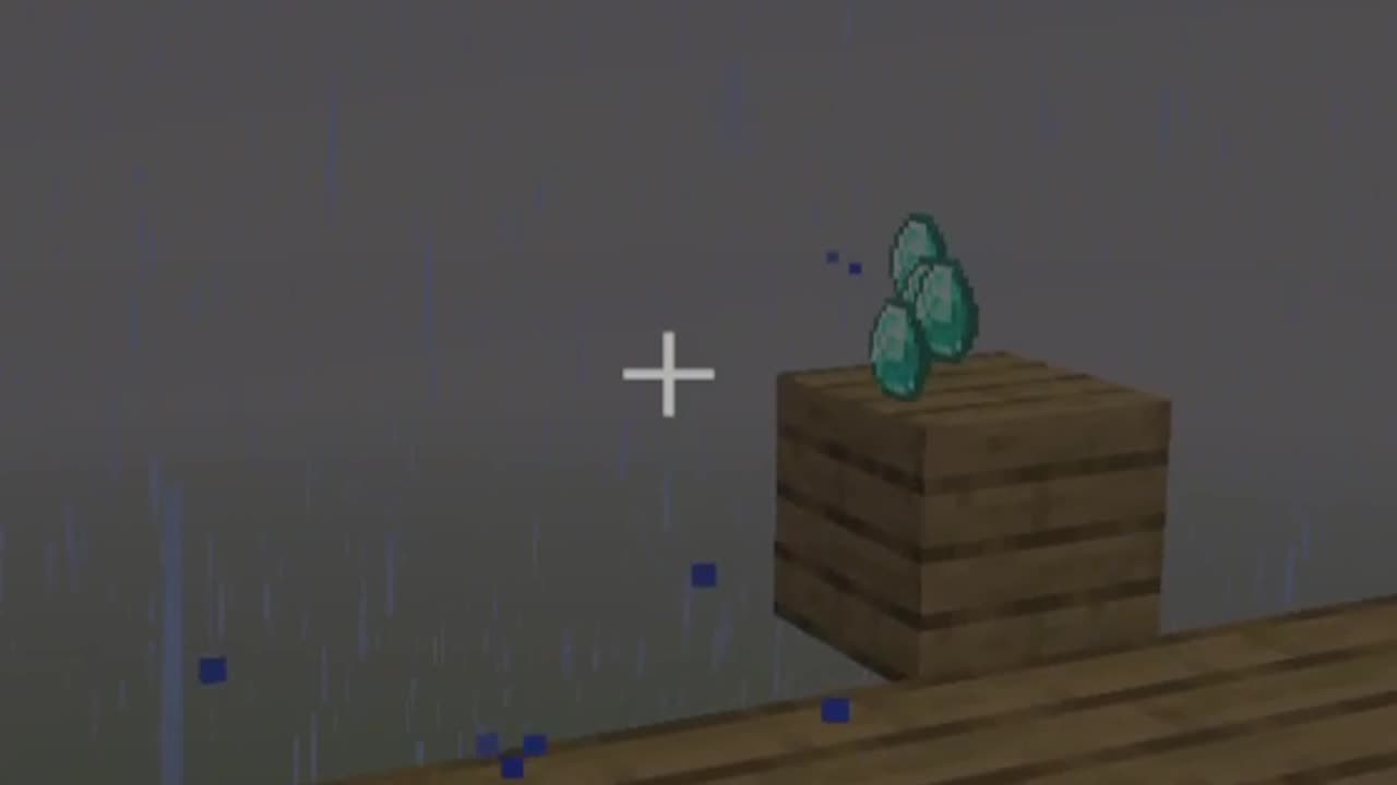 i saved the villager #minecraft