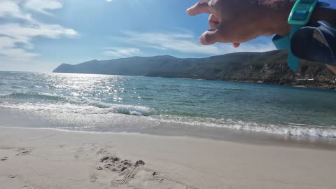 Walking to the Sandbar/Island in Arrabida, Margem Sul Portugal 3rd Sept 2025 pt 2