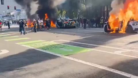Los Angeles is a war zone. Send in the troops.