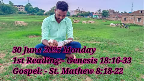 Catholic Daily Gospel and Reading in Hindi 30 June 2025 | Today's Bible Verse | Aaj ka Susamachar
