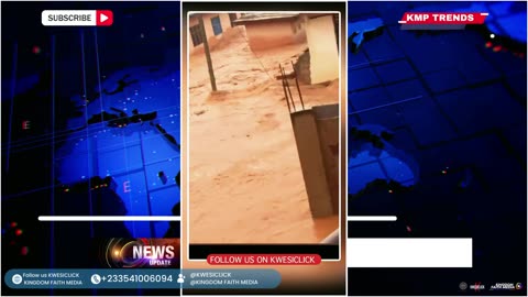 Accra Under Water Again! Sunday’s Rain Leaves Parts of City Submerged #kwesiclick