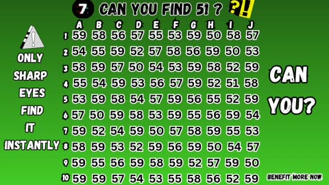Can you find 51 ? 🔎