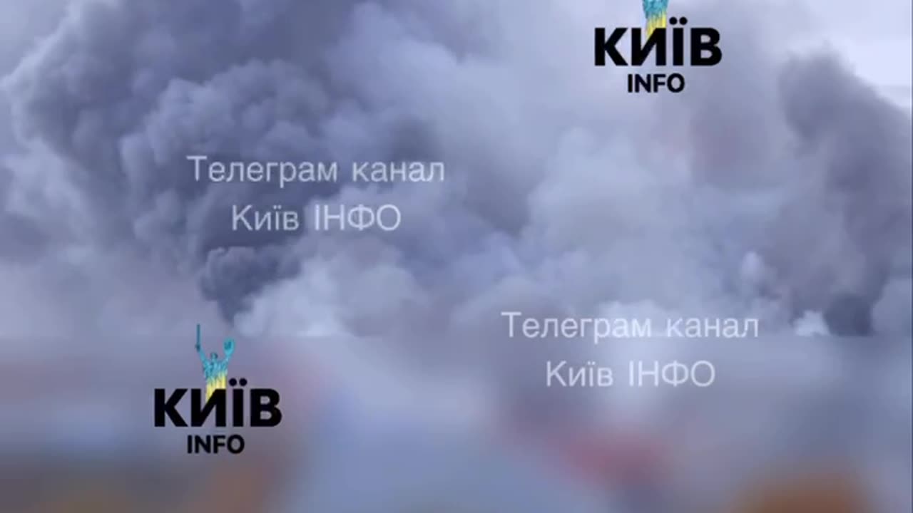 Kyiv Wakes Up to Apocalyptic Scenes As Apartment Complex Hit by Missile Overnight is Fully Engulfed