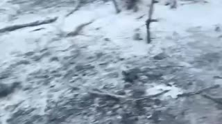 Nothing Left But Ashes After Ukrainian Airstrikes