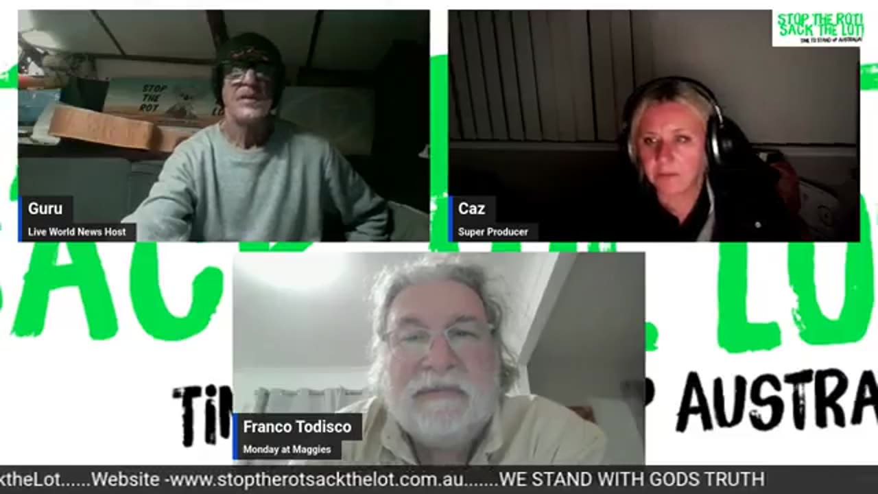 Guru and Caz with Franco Monday 11th August 2025