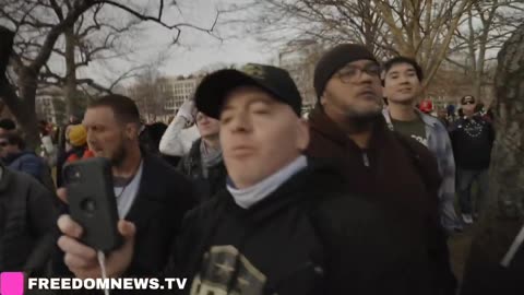 Congressman confrontation with January 6th pardoned detainees outside of DC Capitol