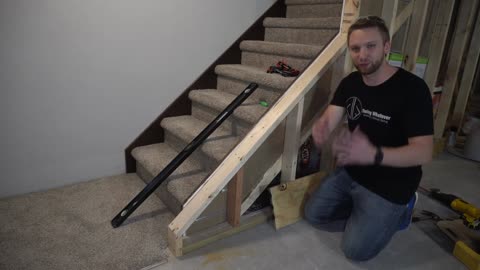 How to Frame a Stair Half Wall – Step-by-Step Carpentry Tutorial!