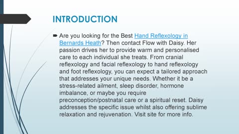 Best Hand Reflexology in Bernards Heath