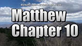 BC 2025 Matthew 10