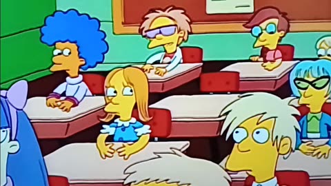 Bart fakes being sick