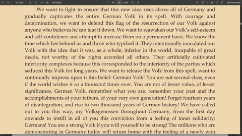 Adolf Hitler Speech - 5/1/1933 Day of Labor 1 of 1 Full ENG