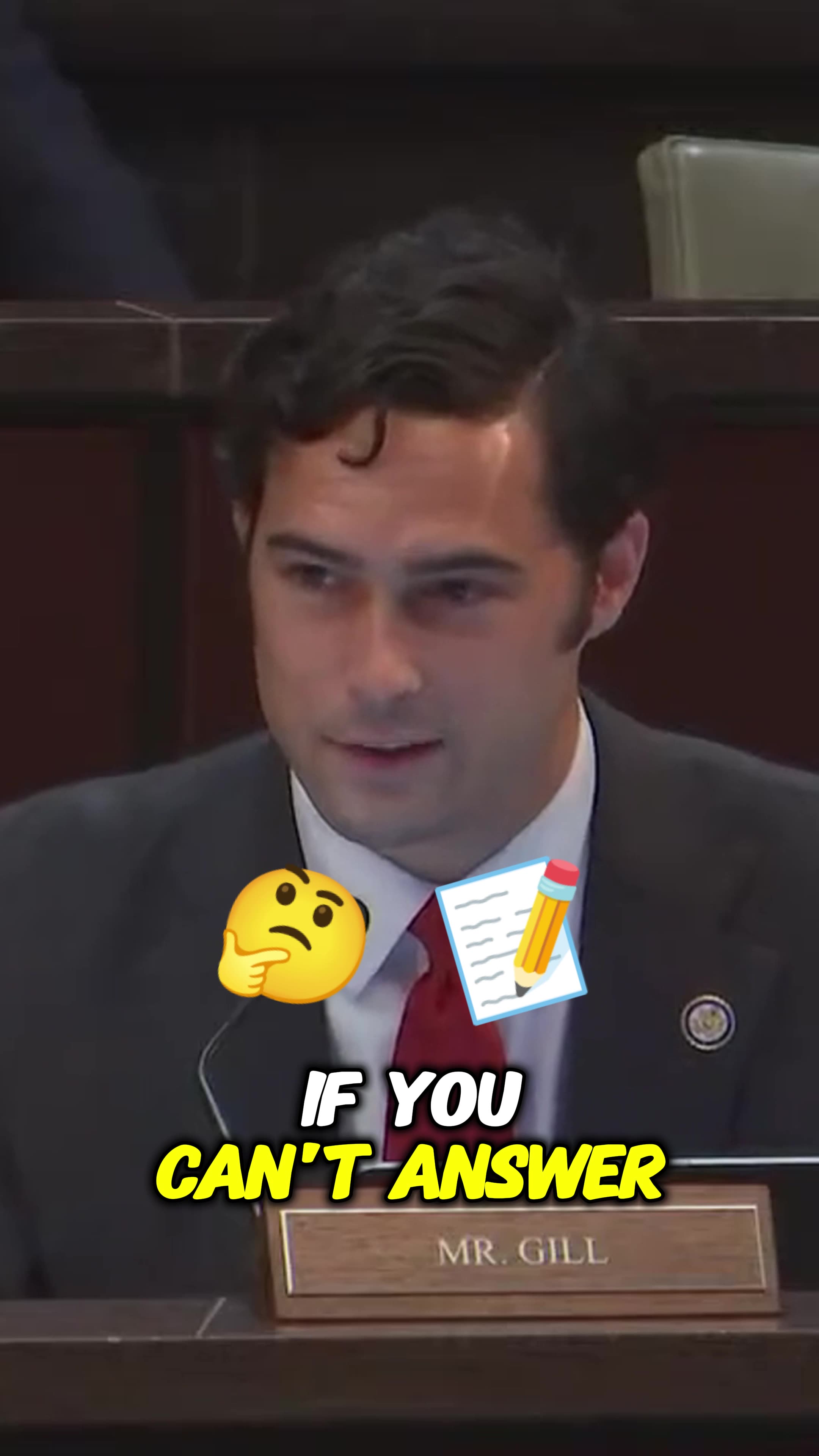 Congressman Brandon Gill exposes democrat witness for claiming Trump is a racist