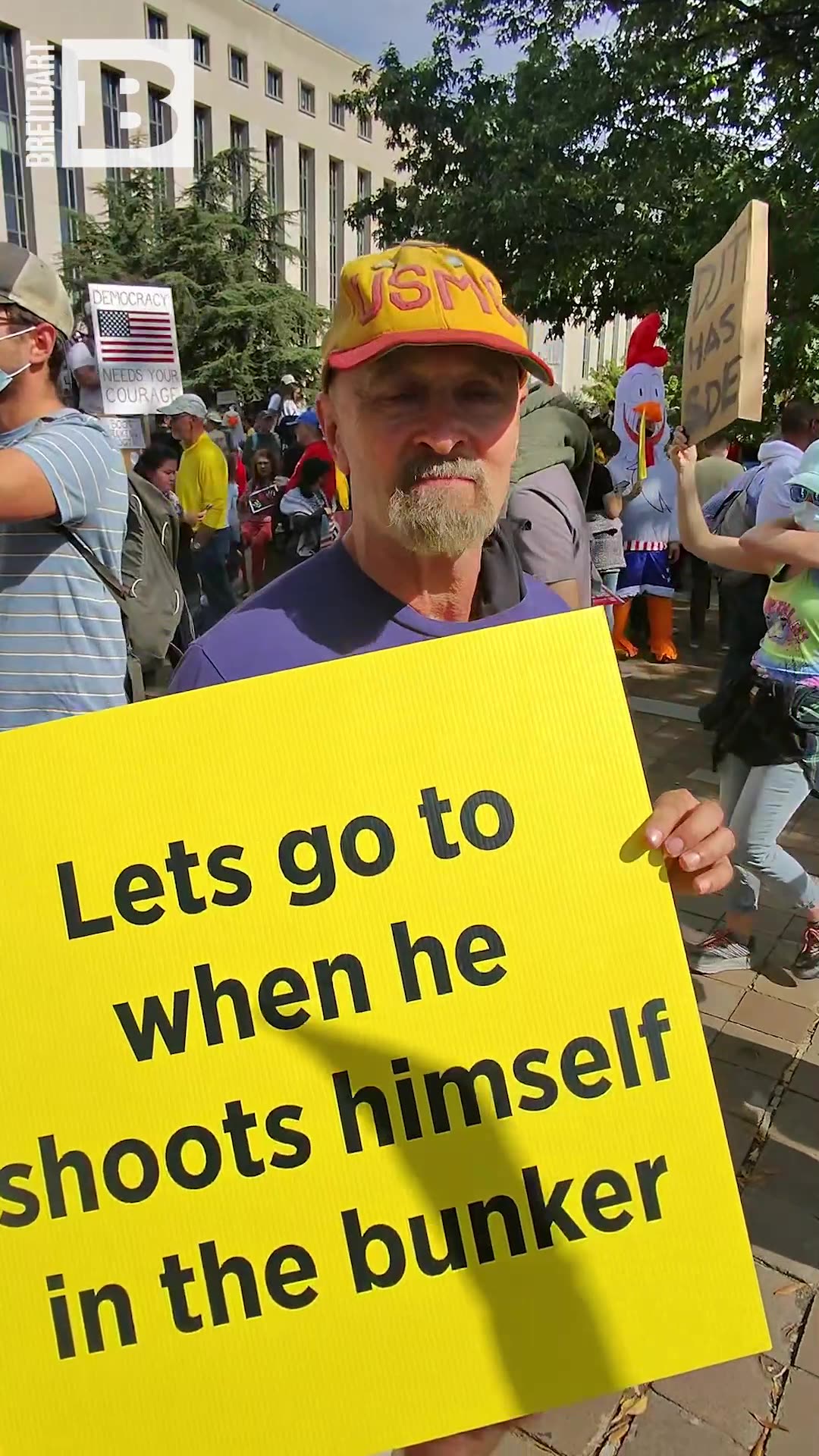 Leftist "No Kings" Activist Wants Trump to Shoot Himself