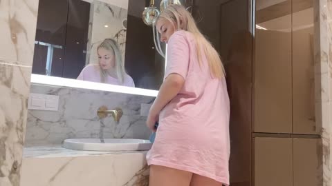 Soft Bathroom Cleaning ｜ Slow & Peaceful Moments