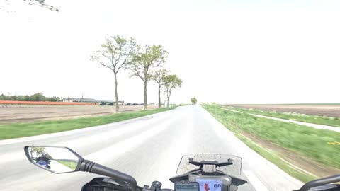 Sunny weather riding in Fryslân, The Netherlands