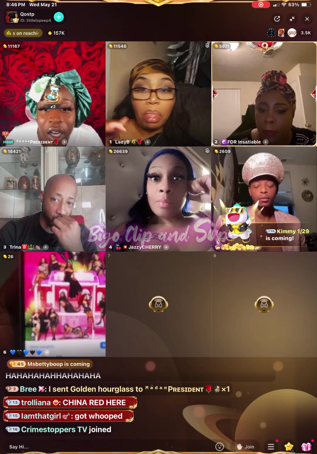 MadamLos panel ft Savanna vs Stormy about being casted for shows etc 5/21/25 #bigoclipandsip