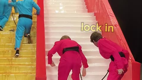 Slippery vs sticky stairs