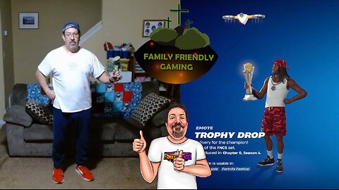 FFG Dance Fornite Emote Trophy Drop