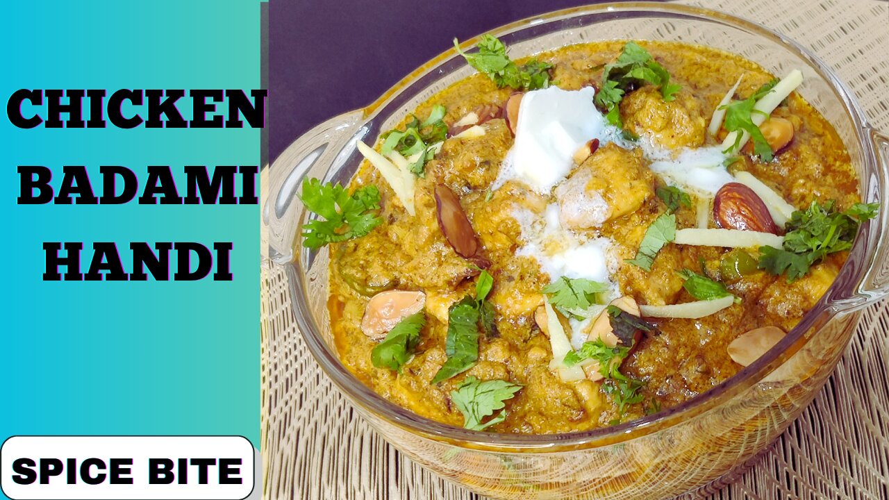 Chicken Badami Handi Recipe By Spice Bite ( Eid Special )
