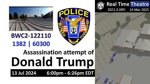 Real Time: Trump Assassination Attempt (Jul 13) | BWC2 -122110 (6:00 pm - 6:26 pm EDT)