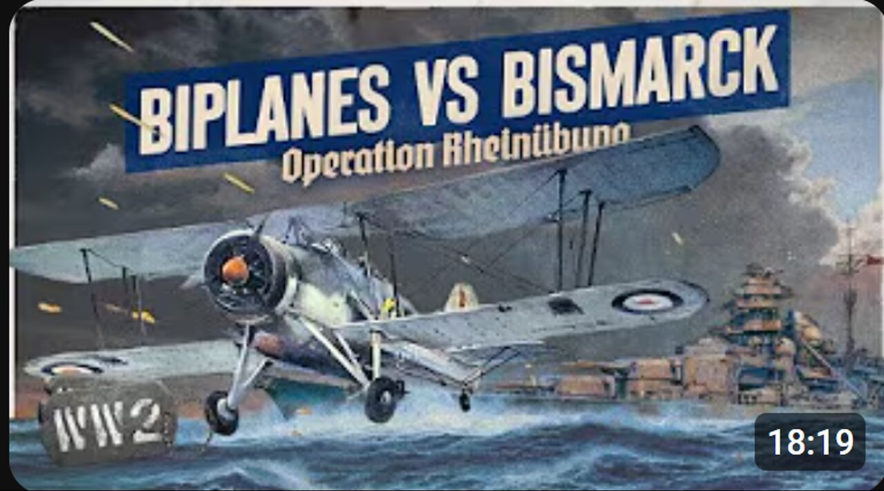 ⚔️ The Swordfish Strike! ✈️🔥 | The Bismarck Part 3 – Vengeance for HMS Hood