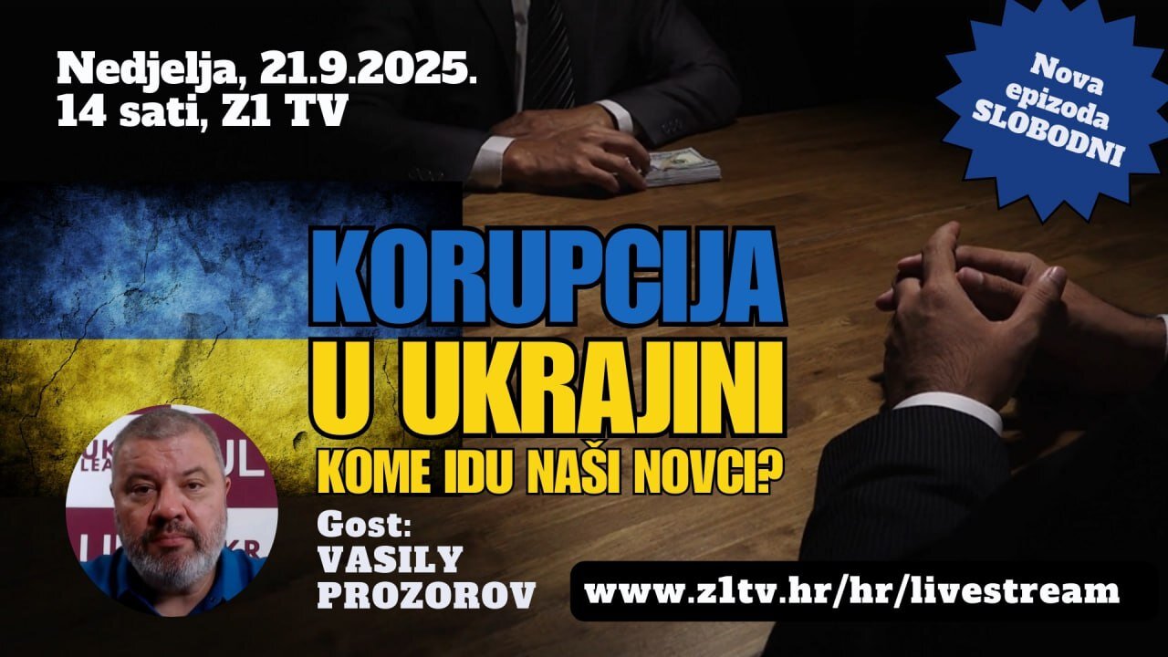 SLOBODNI podcast #123 Vasily Prozorov-U Ukrajini jje velika korupcija