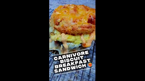 Carnivore Biscuit Breakfast Sandwich