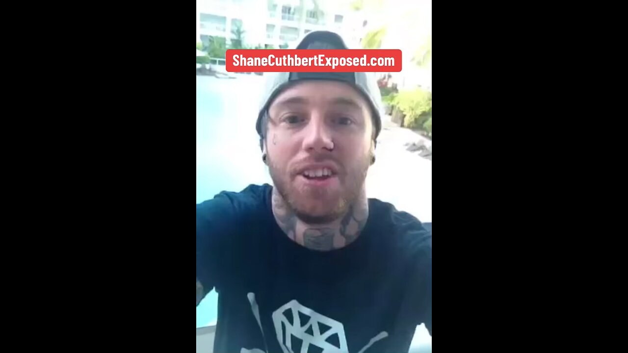 Shane Cuthbert in tropical paradise “look at me now”