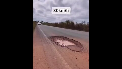 Fascinating look at how speed changes the way a vehicle interacts with potholes.