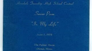 June 1, 1978 - Class of 1978 Hinsdale Central High School Prom Invitation
