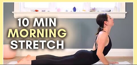10 minutes gentle morning yoga for beginners