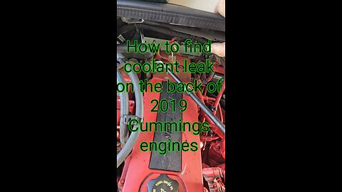 mysterious coolant leak
