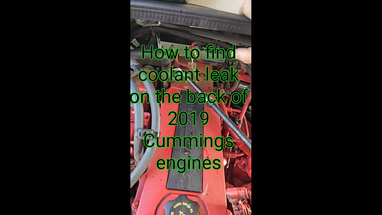 mysterious coolant leak