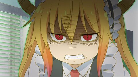 Miss Kobayashi's Dragon Maid - Tohru at Kobayashi's workplace