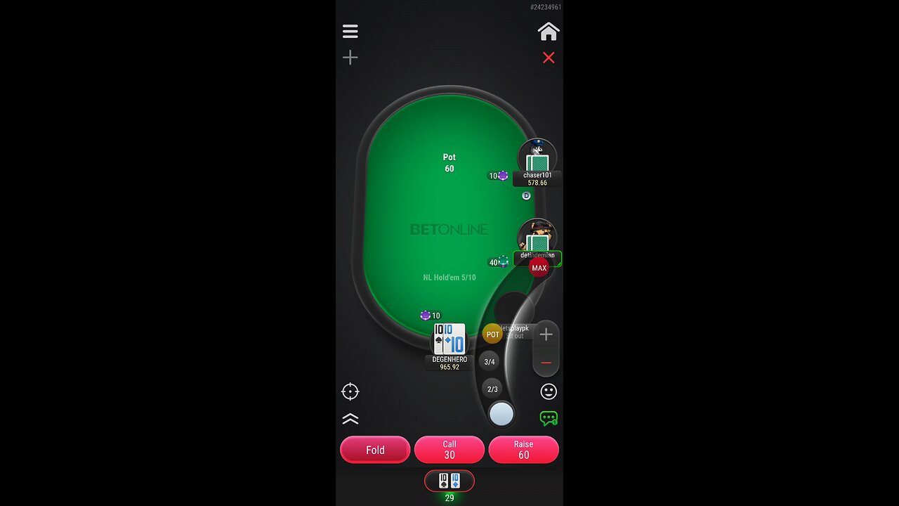 Shoving 10's Against Aggression Player! ‎⁨@DegeneratePokerCoaching⁩