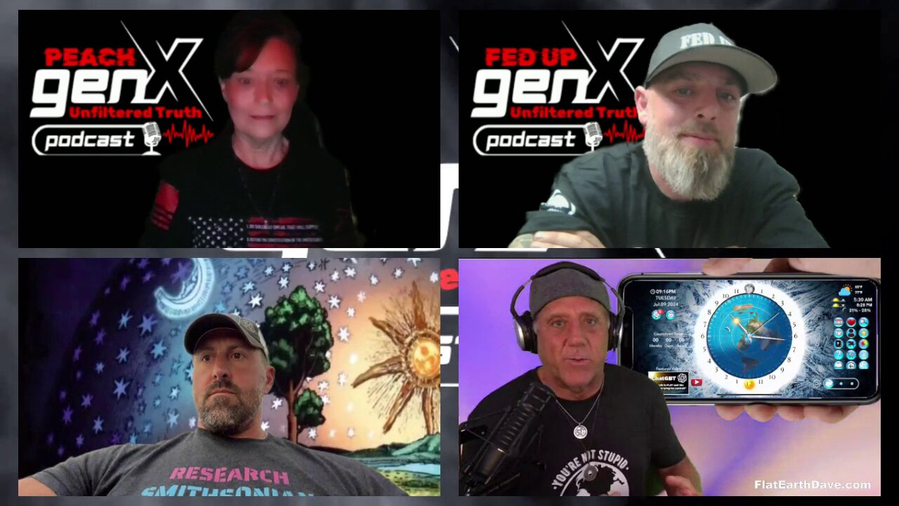 Full Episode 0037 Special Guest @fittestflatearther @_7club_ @flatearthdave [Jul 09, 2024]