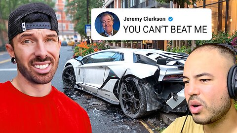 Dario reacts Mat Armstrong | ATTEMPTING TO BEAT JEREMY CLARKSON IN MY LAMBORGHINI SVJ I REBUILT