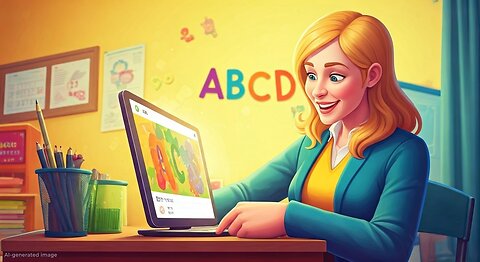 👶CHILDREN ABCD 🔡 SEEING A SONG💫..| LERNING A VIDEO| KNOWLEDGEABLE