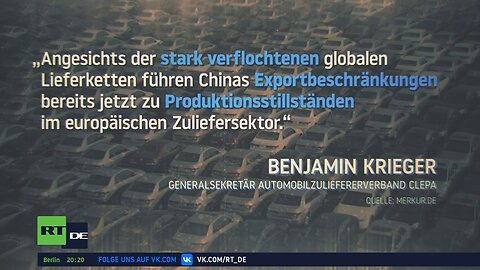 Deutsche Autoindustrie weiter unter Druck: China bremst Ausfuhr seltener Erden