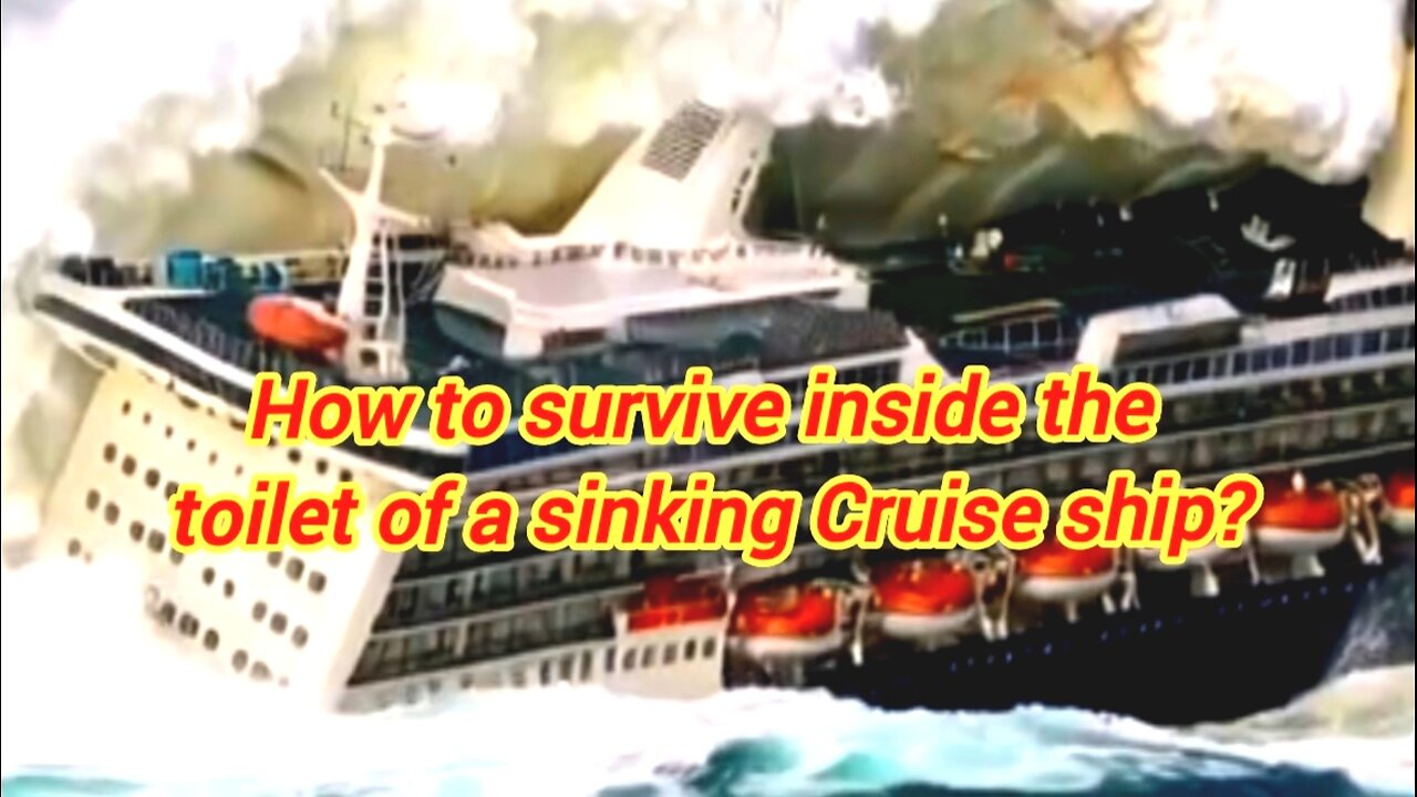 How To Survive Inside The Toilet Of A Sinking Cruise Ship