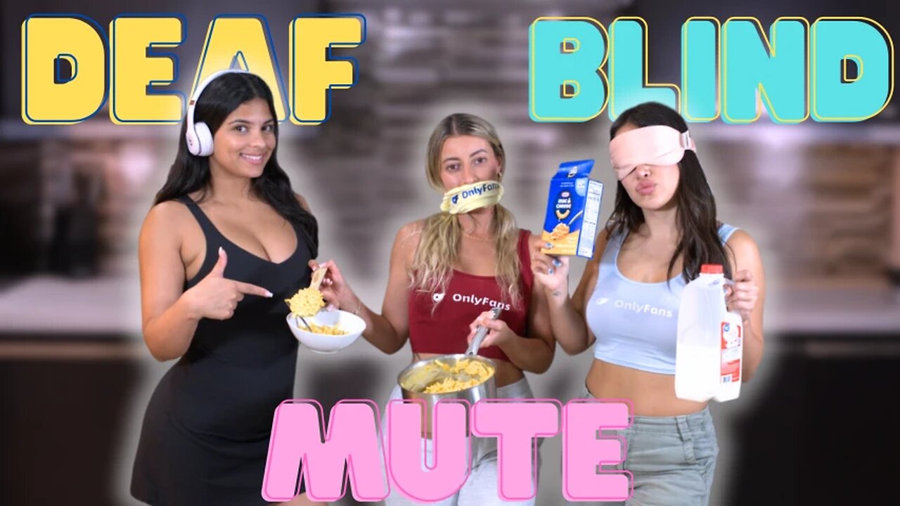 Deaf, Mute & Blind Cooking Challenge!