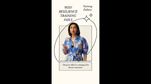 Why Resilience Training Fails (And What Your Team Actually Needs to Thrive)