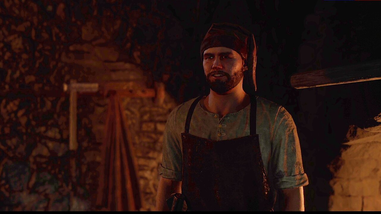 Kingdom Come Deliverance 2 - Help Bull in the forge
