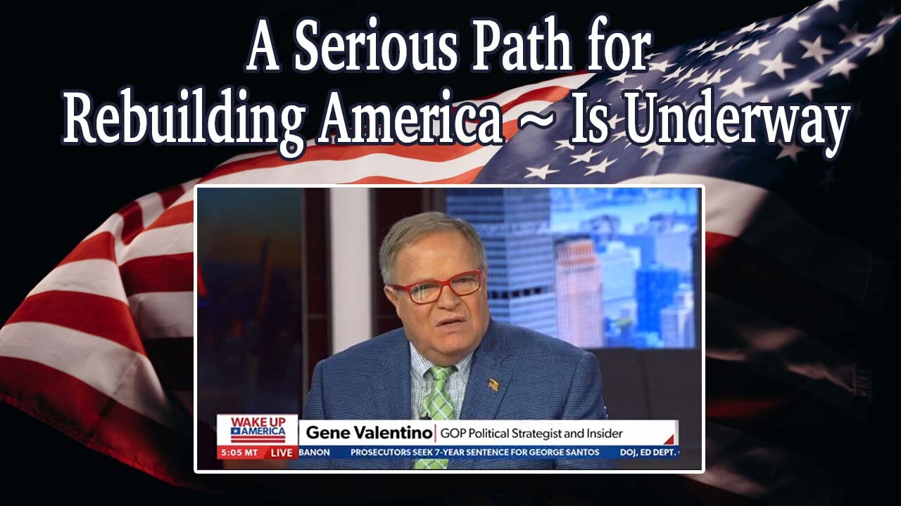 A Serious Path for Rebuilding America ~ Is Underway